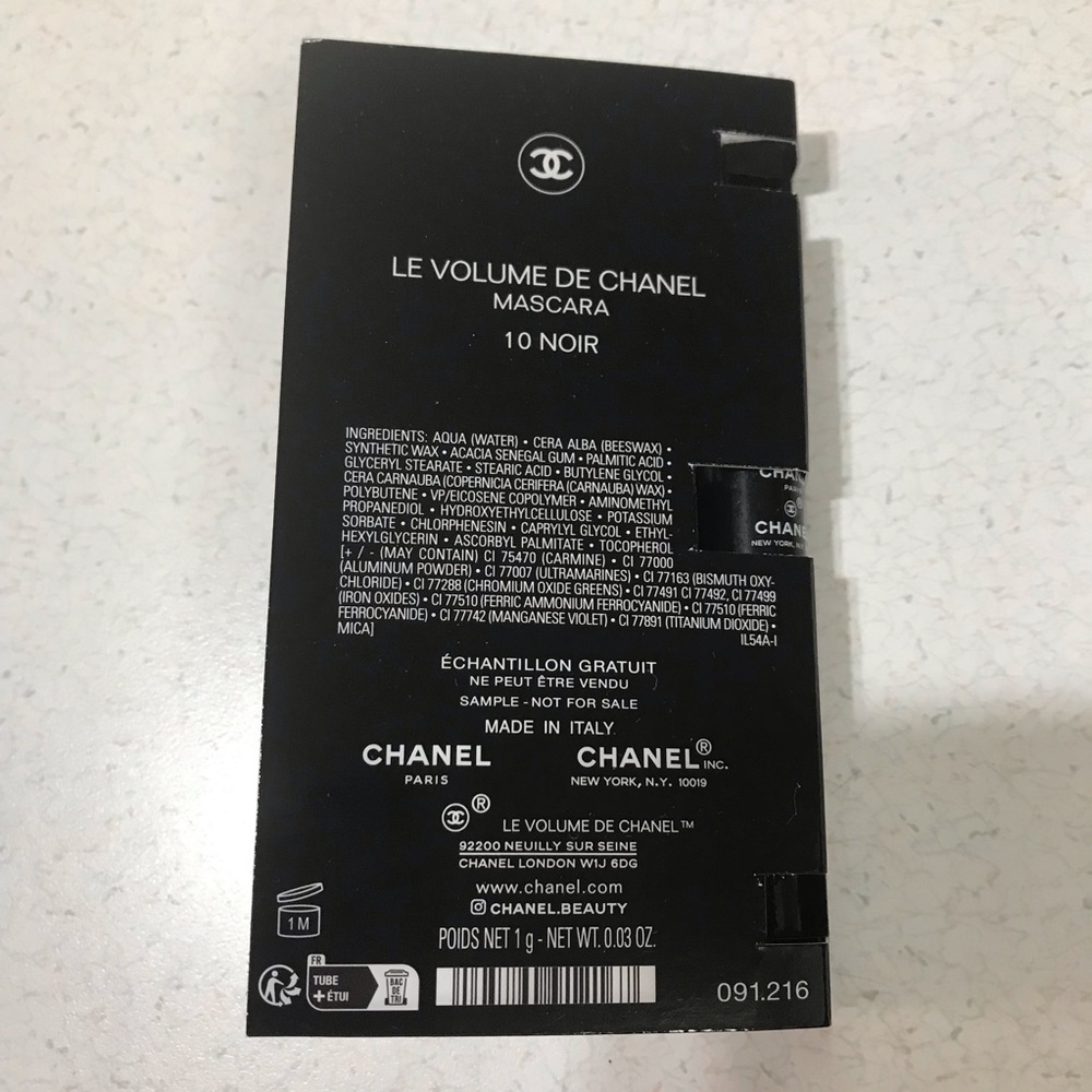 CHANEL Small Dust Bag & Sample Mascara Makeup Remover Cleansing Cream Face Cream - Picture 6 of 13